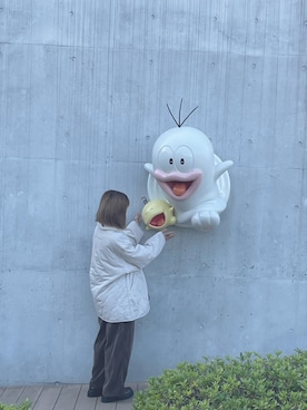 「Java（ジャバ）のアイテム」を使った、れなさん（レディース・152cm）の冬コーディネート