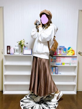 「カメラ女子」｜hinoさん（レディース・165cm）の冬コーディネート