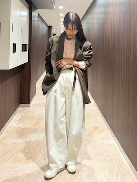 「MoonStar（ムーンスター）のアイテム」を使った、nr49さん（レディース・159cm）の春コーディネート