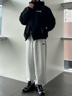 「アイテム（ダウンジャケット/コート）」を使った、T_factoryさん（メンズ・173cm）の秋コーディネート