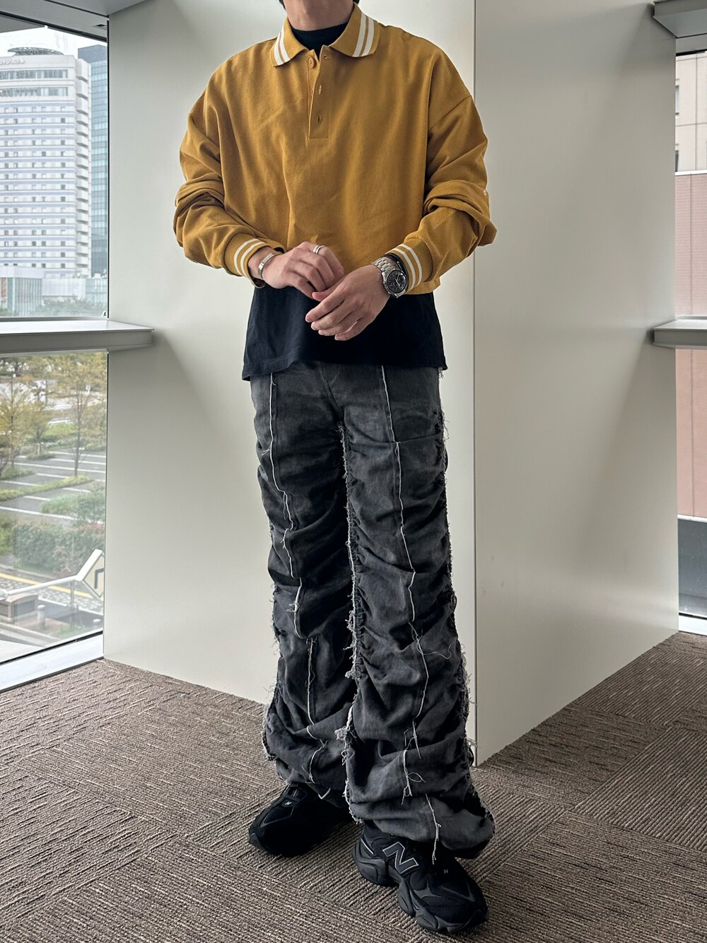 GRANCY（グランシー）の「【GRANCY】Shirred Damage design