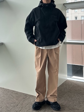 「アイテム（マウンテンパーカー）」を使った、T_factoryさん（メンズ・173cm）の秋コーディネート