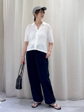 「ADD CULUMN（アドカラム）のアイテム」を使った、babylonesaitoさん（レディース・165cm）の春コーディネート