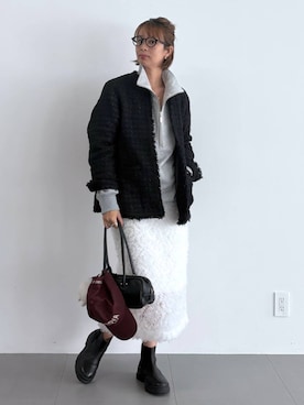 「アイテム（その他アウター）」を使った、babylonesaitoさん（レディース・165cm・40代）の秋コーディネート