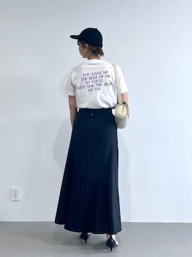「アイテム（帽子）」を使った、babylonesaitoさん（レディース・165cm・40代）の夏コーディネート