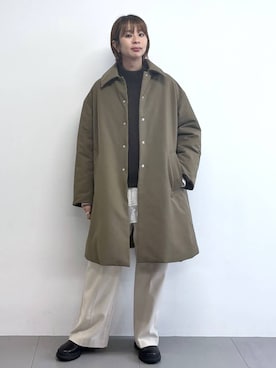 「アイテム（ナイロンジャケット）」を使った、babylonesaitoさん（レディース・165cm）の秋コーディネート