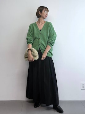 「アイテム（ワンピース/ドレス）」を使った、babylonesaitoさん（レディース・165cm・40代）の秋コーディネート