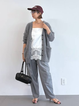 「アイテム（キャミソール）」を使った、babylonesaitoさん（レディース・165cm・40代）の秋コーディネート