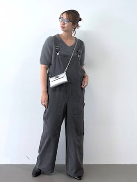 「アイテム（ニット/セーター）」を使った、babylonesaitoさん（レディース・165cm・40代）の夏コーディネート