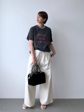 「アイテム（イヤリング）」を使った、babylonesaitoさん（レディース・165cm・30代）の夏コーディネート