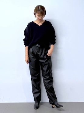 「アイテム（アクセサリー）」を使った、babylonesaitoさん（レディース・165cm・40代）の秋コーディネート