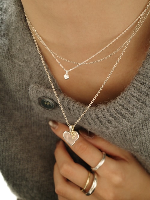 SILVER925 ハートシルフィウムネックレス（ネックレス）｜TEN.（テン