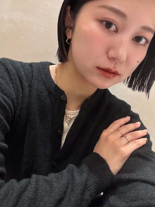 セール】【ZOZO限定】18KGP カシューピアス（ピアス（両耳用