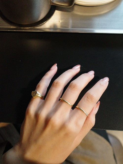 テン ten. リング 18KGP ラインリング（リング）｜TEN.（テン）のファッション通販