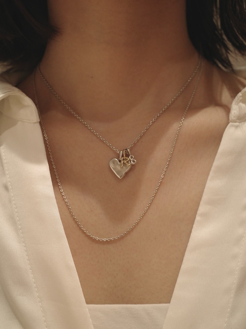 SILVER925 フラットケーブルチェーンネックレス 38cm ギフト