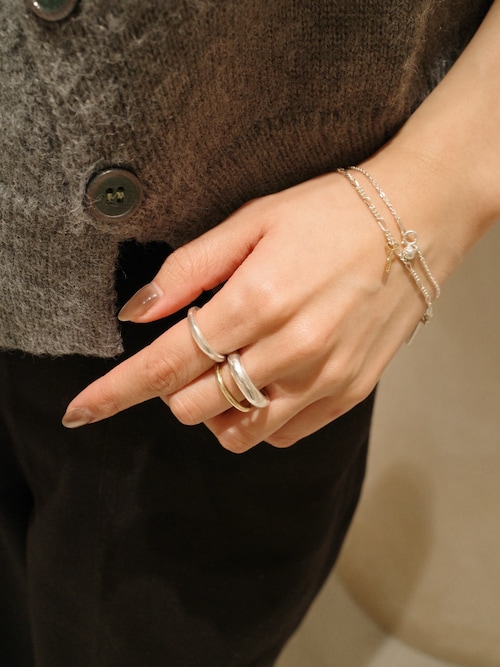 SILVER925 18KGP クロスリング（リング）｜TEN.（テン）のファッション