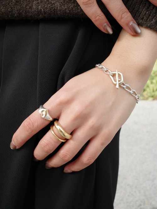 TEN. 指輪 リング 18KGP クロスリング レディース メンズ : ZOZOTOWN