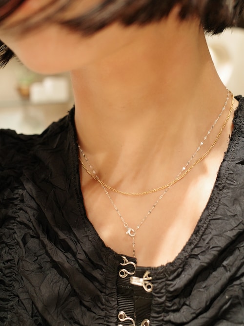 TEN. ネックレス 18KGP フィガロチェーンネックレス 38cm