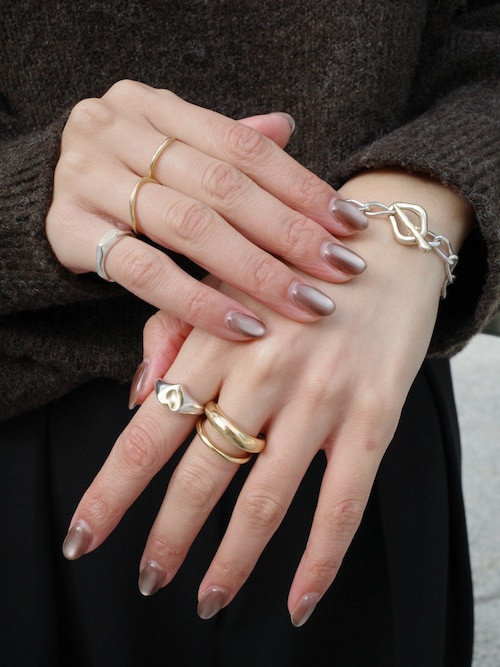 TEN. 指輪 リング 18KGP クロスリング レディース メンズ : ZOZOTOWN