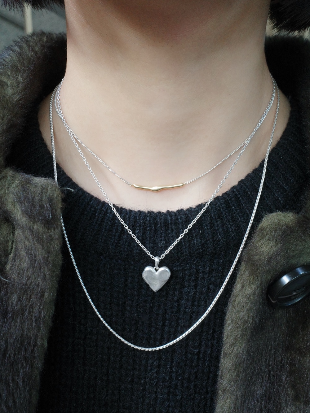 TEN.（テン）の「SILVER ツイストチェーンネックレス 50cm（ネックレス