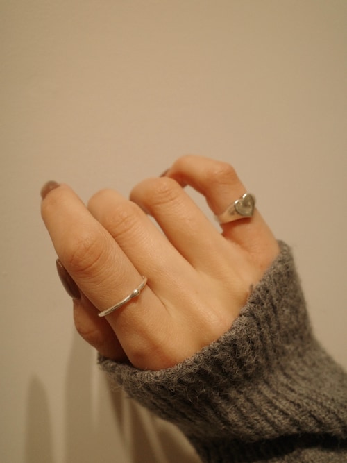 SILVER925 ハートシグネットリング（リング）｜TEN.（テン）の