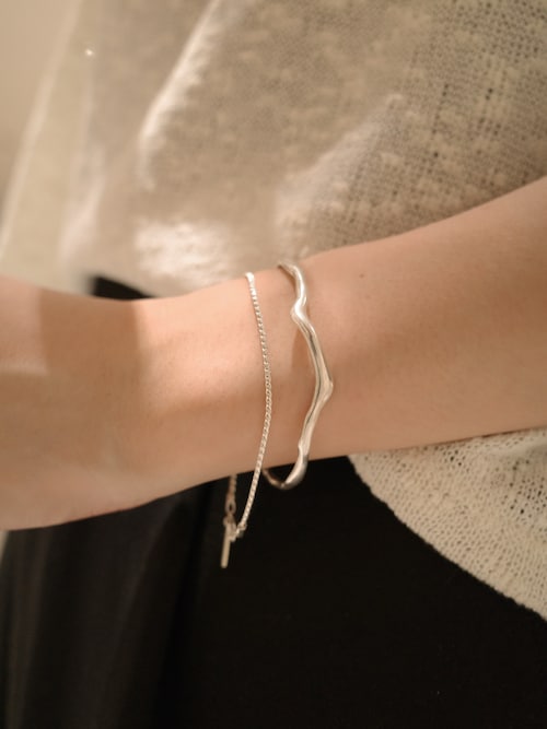 SILVER925 ツイストチェーンブレスレット（ブレスレット）｜TEN.（テン