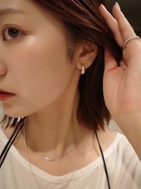 「アイテム（アクセサリー）」を使った、tomiさん（レディース・165cm）の春コーディネート