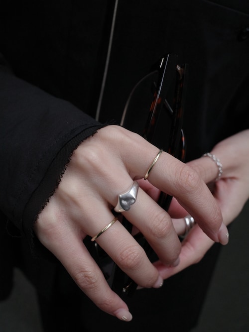 SILVER925 ハートシグネットリング（リング）｜TEN.（テン）の