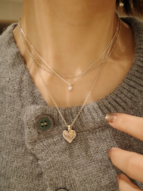 TEN. ネックレス SILVER925 フィガロチェーンネックレス 38cm