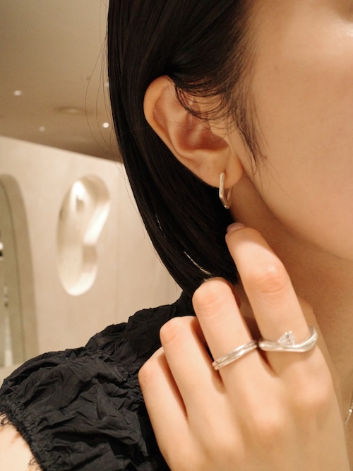 フェルーチェ 10K スパークルカットデザインリング 受注製作】カットアウトリングバレル4mm (Silver925) – MAILE