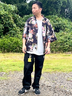 「アイテム（シャツ/ブラウス）」を使った、keeさん（メンズ・168cm・30代）の夏コーディネート