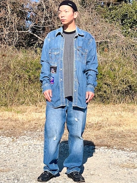 「HECT（ヘクト）のアイテム」を使った、keeさん（メンズ・168cm）の冬コーディネート