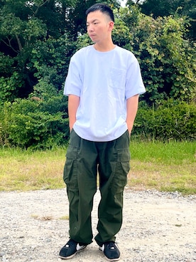 「アイテム（パンツ）」を使った、keeさん（メンズ・168cm・30代）の秋コーディネート