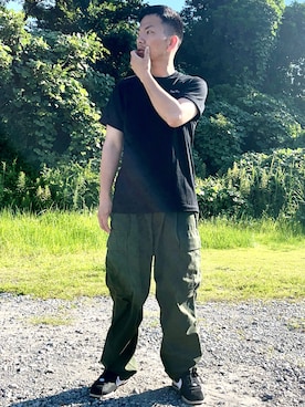 「NIKE（ナイキ）のアイテム」を使った、KEKEさん（メンズ・168cm）の夏コーディネート