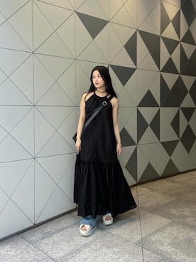 「Lui's（ルイス）のアイテム（ワンピース/ドレス）」を使った、minoriさん（レディース・157cm）の夏コーディネート