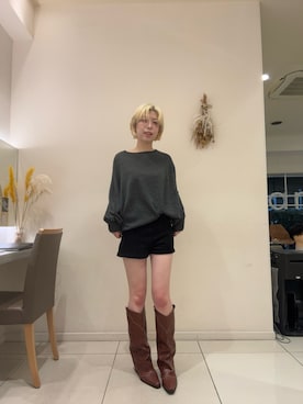 「SHAGGIE（シャギー）のアイテム」を使った、うえのゆずさん（骨格ウェーブ・レディース・162cm）の冬コーディネート