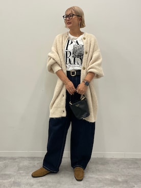 「アイテム（その他シューズ）」を使った、12o4nさん（レディース・163cm）の秋コーディネート