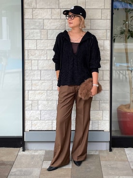 「B.C STOCK（ベーセーストック）のアイテム」を使った、12o4nさん（レディース・163cm）の秋コーディネート