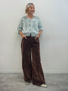 「アイテム（バレエシューズ）」を使った、12o4nさん（レディース・163cm）の秋コーディネート