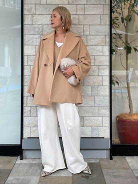 「B.C STOCK（ベーセーストック）のアイテム」を使った、12o4nさん（レディース・163cm）の秋コーディネート