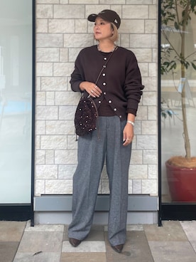 「B.C STOCK（ベーセーストック）のアイテム」を使った、12o4nさん（レディース・163cm）の秋コーディネート