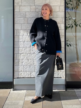 「B.C STOCK（ベーセーストック）のアイテム」を使った、12o4nさん（レディース・163cm）の秋コーディネート