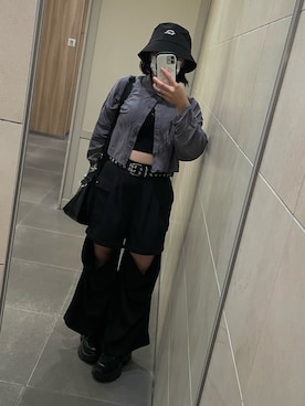 「axes femme（アクシーズファム）のアイテム（パンツ）」を使った、ひつじさん（レディース・152cm）の冬コーディネート