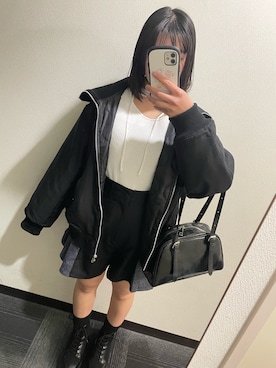 「PAGEBOY（ページボーイ）のアイテム（ジャケット/アウター）」を使った、ひつじさん（レディース・152cm）の冬コーディネート