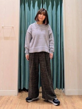 ゆーさんさん（レディース・159cm）の冬コーディネート