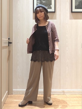 ゆーさんさん(レディース・159cm)の秋コーディネート