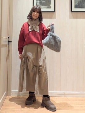 ゆーさんさん(レディース・159cm)の秋コーディネート