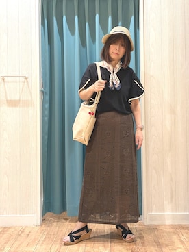 ゆーさんさん(レディース・159cm)の夏コーディネート