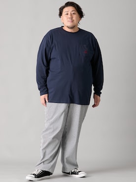 ニッセンラージメンズモデルさん（メンズ・178cm）の秋コーディネート