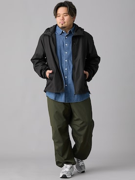 ニッセンラージメンズモデルさん（メンズ・172cm）の冬コーディネート